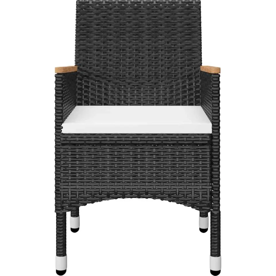 vidaXL 5-delige Tuinset zwart, foto 4