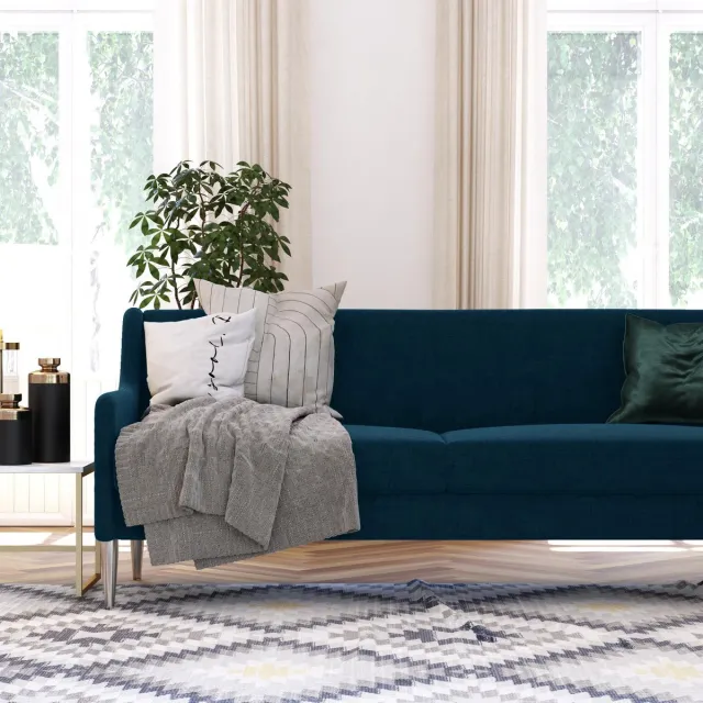 Notio Living Virginia-Sofa - 3-zits - Blauw Linnen