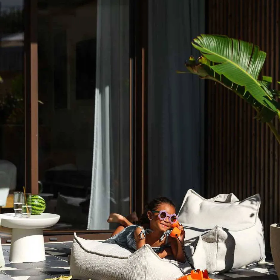 Wigiwama Aardekleurige Outdoor Vierkante Ottoman aardetint, foto 6