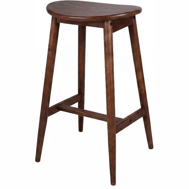 Svea Martina barkruk rubberwood - mocca Bruin