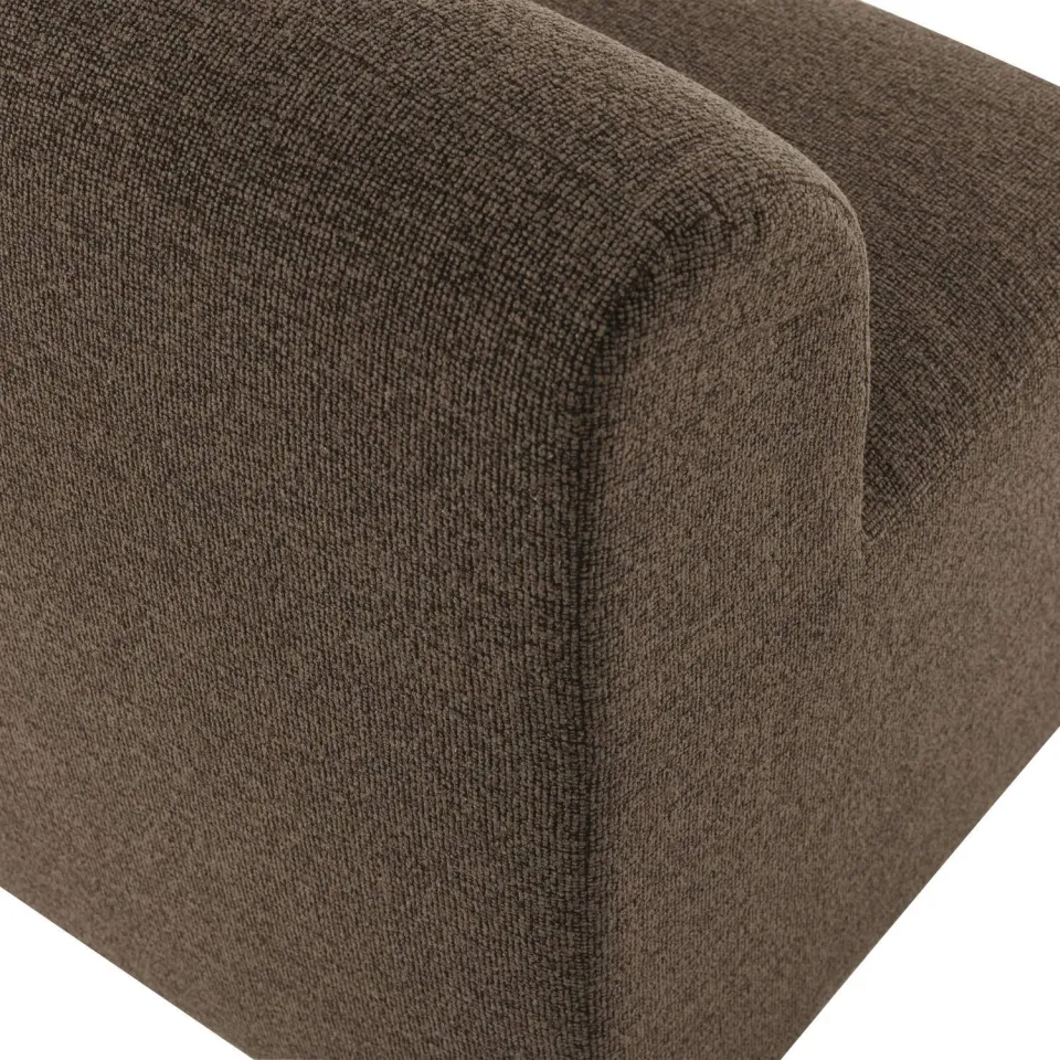 WOOOD Mojo Base eetbank met rugleuning bruin, foto 4