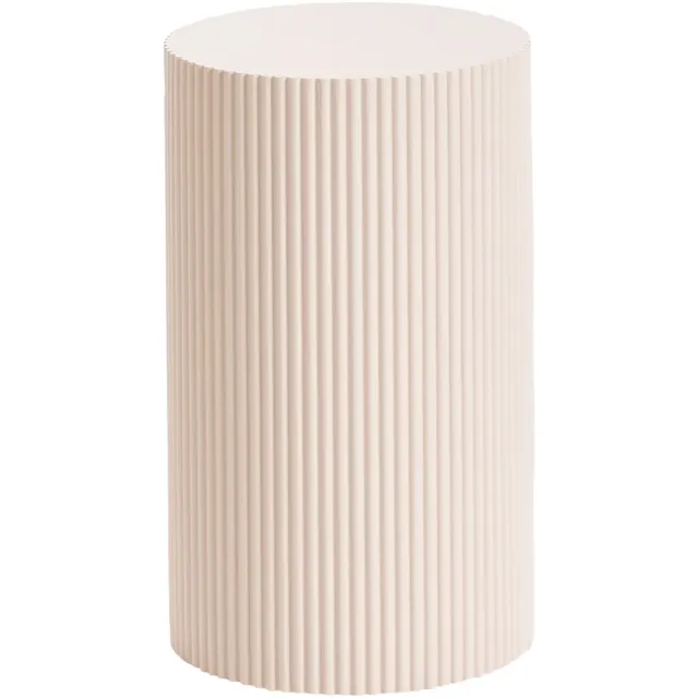 Beliani CLAIRE - Bijzettafel - Off-white - MDF Wit