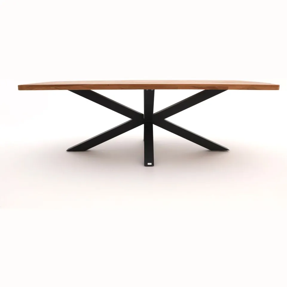 Bellagio tuinmeubelen Bellagio Induno Deens Ovaal dining tuintafel 240x120cm bruin, foto 2