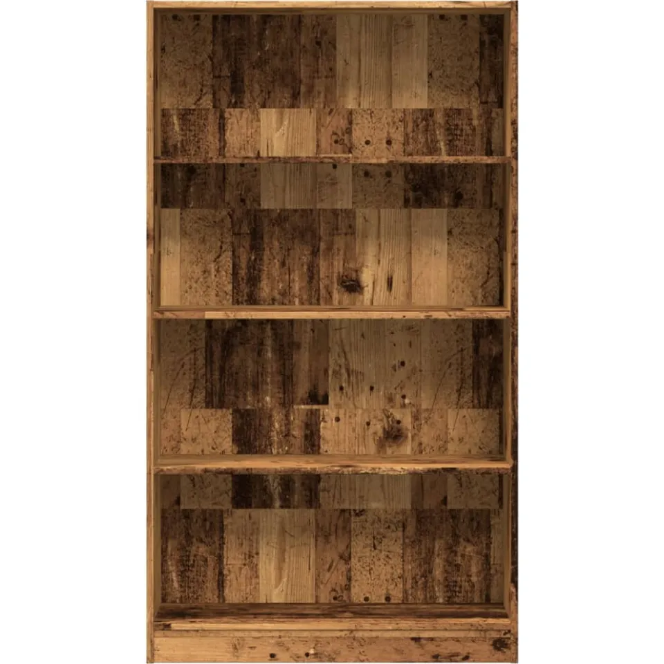 vidaXL Boekenkast 80x24x143 cm bewerkt hout oud houtkleurig bruin, foto 4