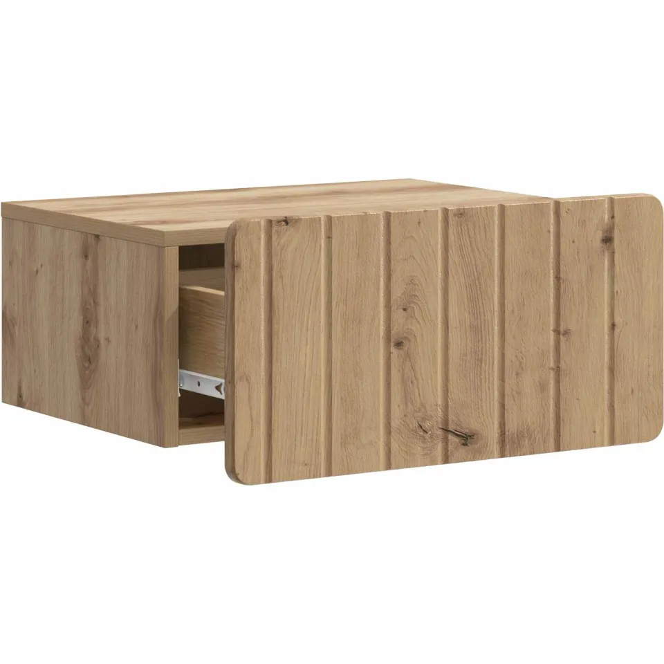 vidaXL Wandbeugel Bedkast Artisanaal eiken 49 x 34,5 x 24 cm, foto 3