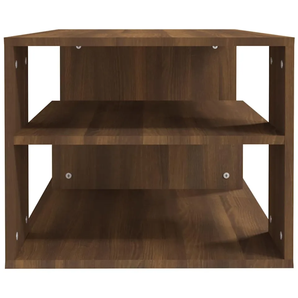 vidaXL Salontafel 100x50x40 cm bewerkt hout bruineiken, foto 4