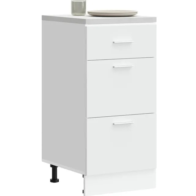 vidaXL Onderkast Lyon 40x46x81,5 cm bewerkt hout wit