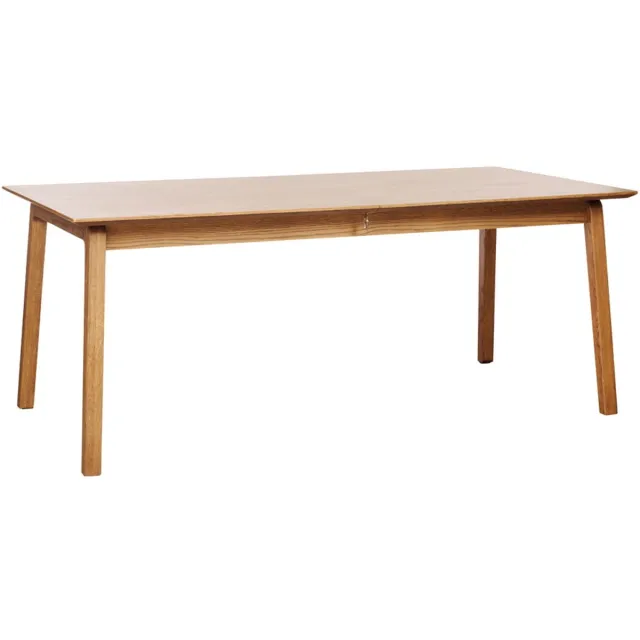 Giga Living Eettafel Naturel Eikenhout - Uitschuifbaar - 190-290cm - Bari
