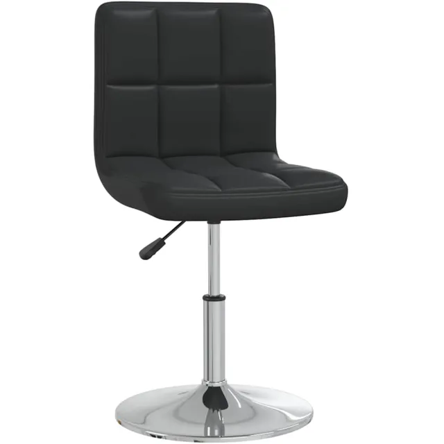 vidaXL Eetkamerstoelen 2 st kunstleer zwart
