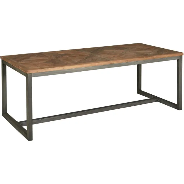 teakea Mascio Eettafel | 160x90x78 Teak Bruin + White Wash