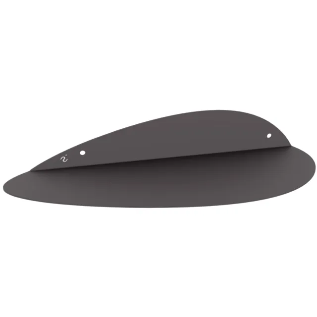 Steelful EGGX Wandplank - Zwart / 36cm, foto 2