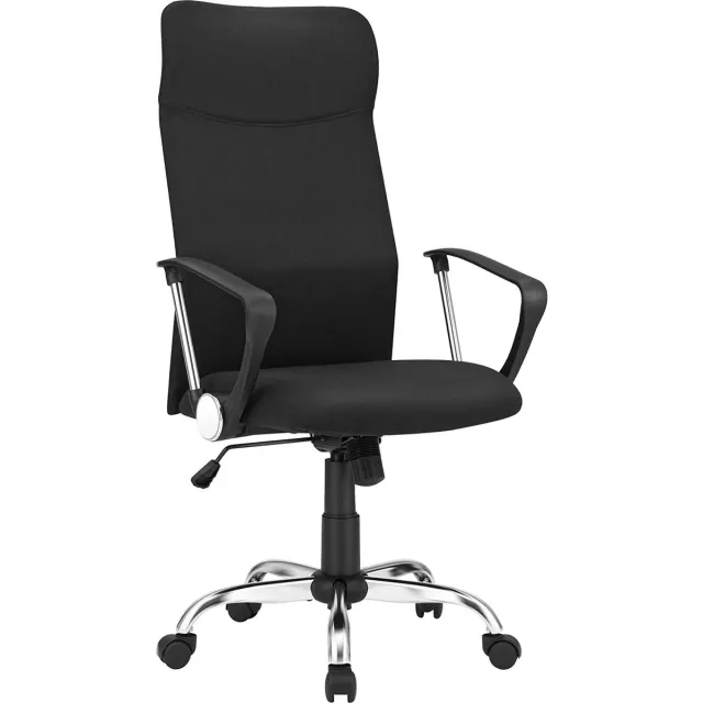 MAZAZU MIRA Home - Bureaustoel - Kantoorstoel - Zwart - Mesh - ‎78.8x50.4x22cm