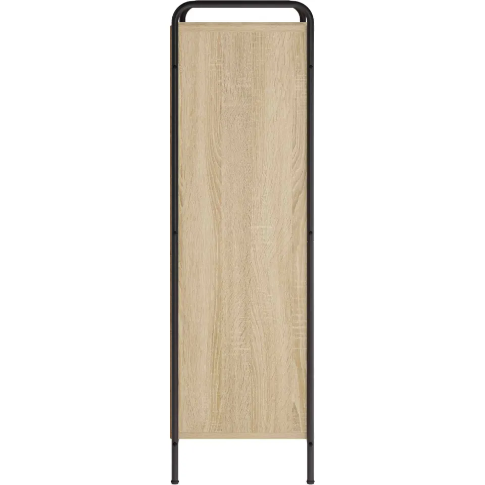 vidaXL Boekenkast 57 x 33 x 111 cm Bewerkt hout Sonoma Eiken, foto 4