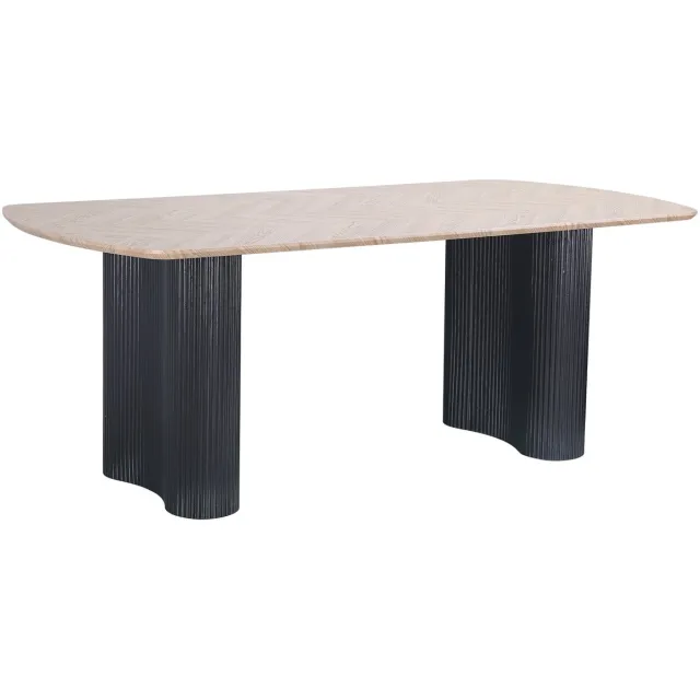 Notio Living Eettafel-Visgraat - 200x100 cm - Eikenlook Bruin