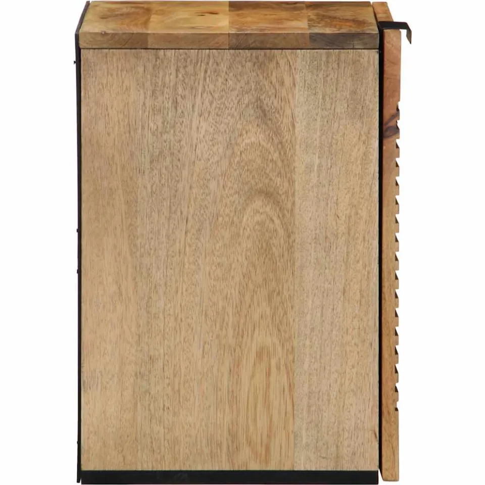 vidaXL Badkamerhangkast 38x33,5x48 cm massief mangohout bruin, foto 4