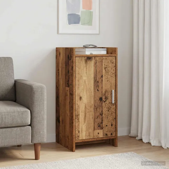 vidaXL Dressoir Oud hout 40 x 36 x 80 cm Bewerkt hout Bruin