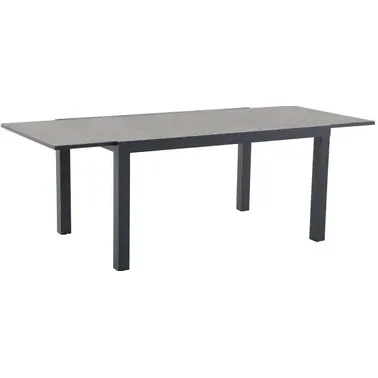 Central Park - Praxis Eigen Merk Central Park - Tuintafel - Andros - Aluminium/glas 146x94x75cm - Uitschuifbaar (tot 219cm), foto 2
