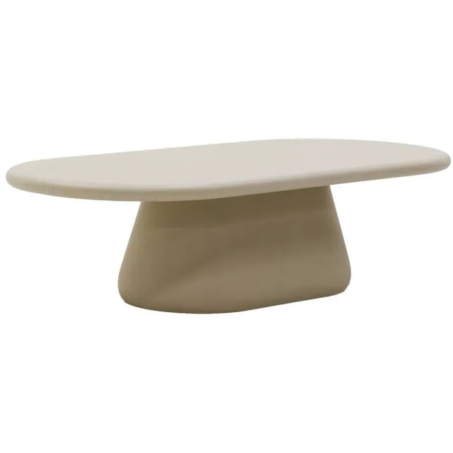 Giga Meubel Salontafel Riva Ovaal - Eco Composiet - 120x65x39cm