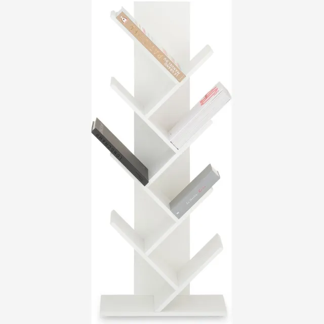IDIMEX Vrijstaande boekenkast JULES met 7 planken – Wit