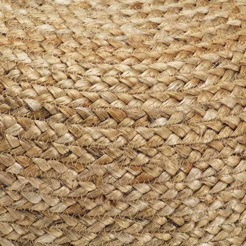 vidaXL Poef handgemaakt 45x30 cm jute bruin, foto 3