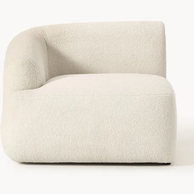 Westwing Collection Teddy hoekmodule Sofia Wit