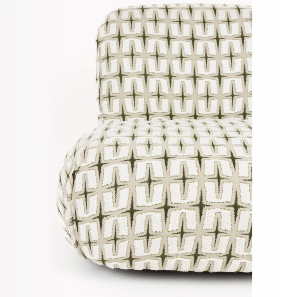 Bold Monkey Ritz Fauteuil Beige Groen Ritz Fauteuil Beige Groen, foto 6