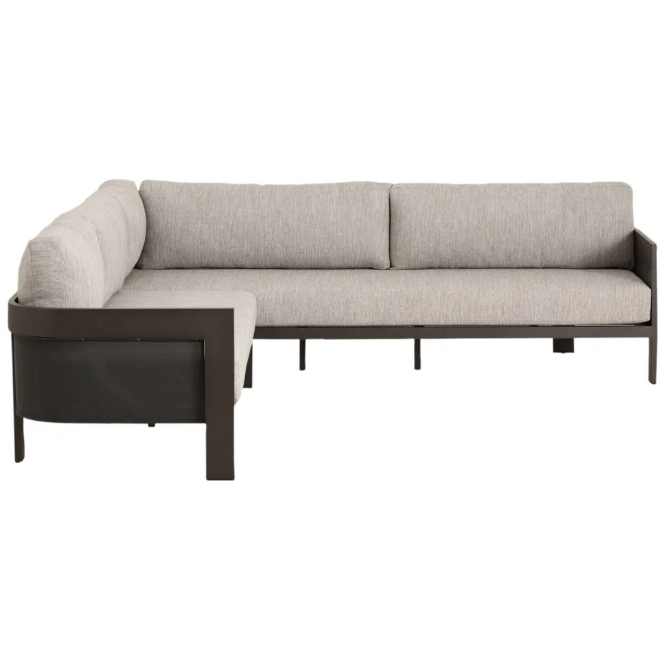 Studio LIVIT Cassilas loungebank koffiebruin, foto 4