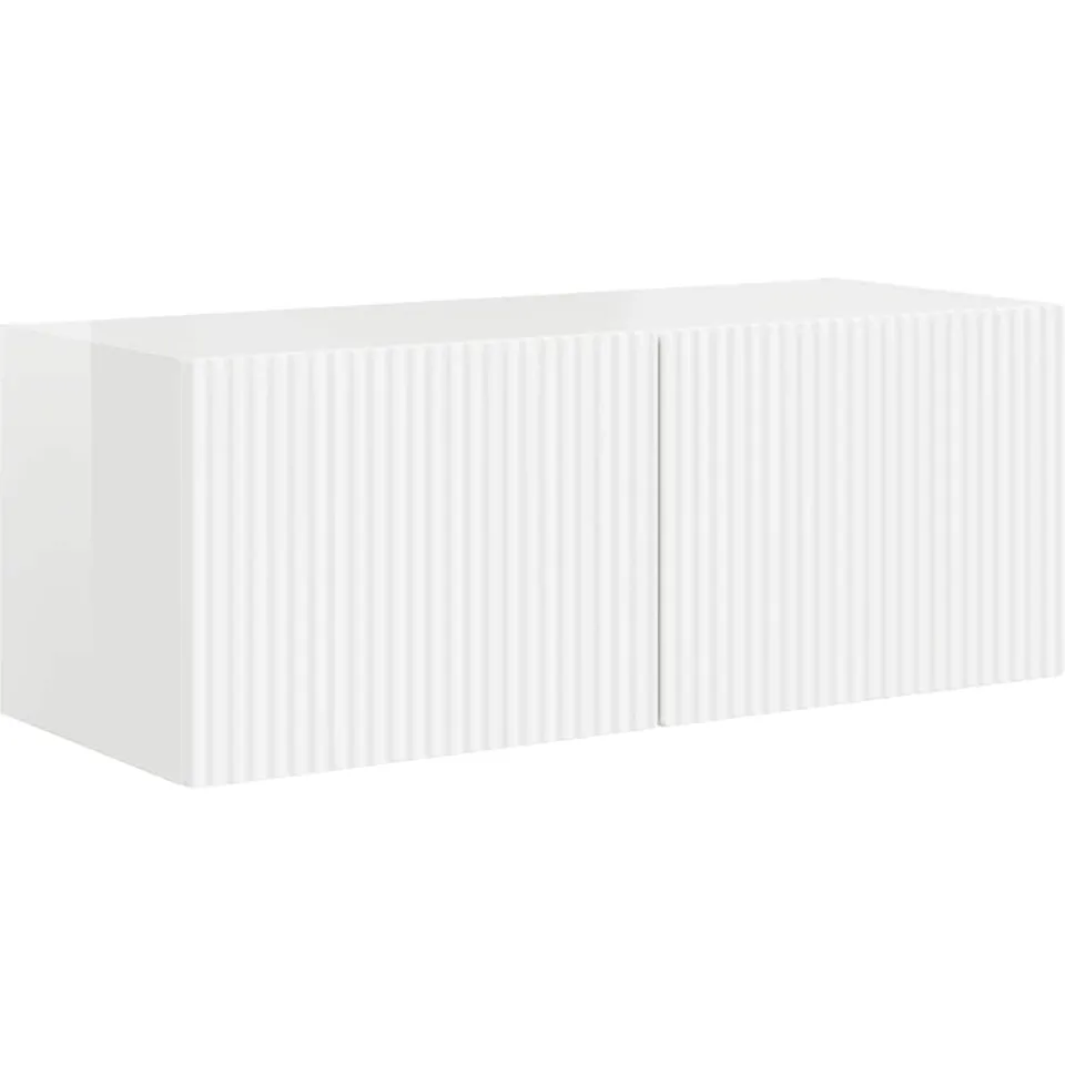 vidaXL TV Wandkast 78,5 x 30 x 29,5 cm Glanzend Wit Bewerkt hout, foto 3