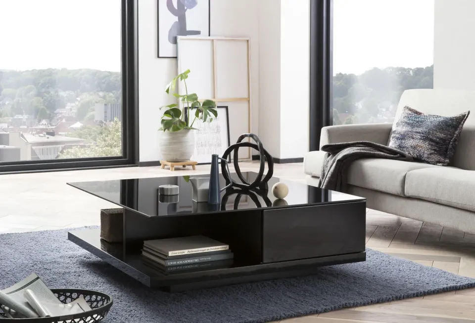salontafel Sabrosa hoogglans zwart, foto 2