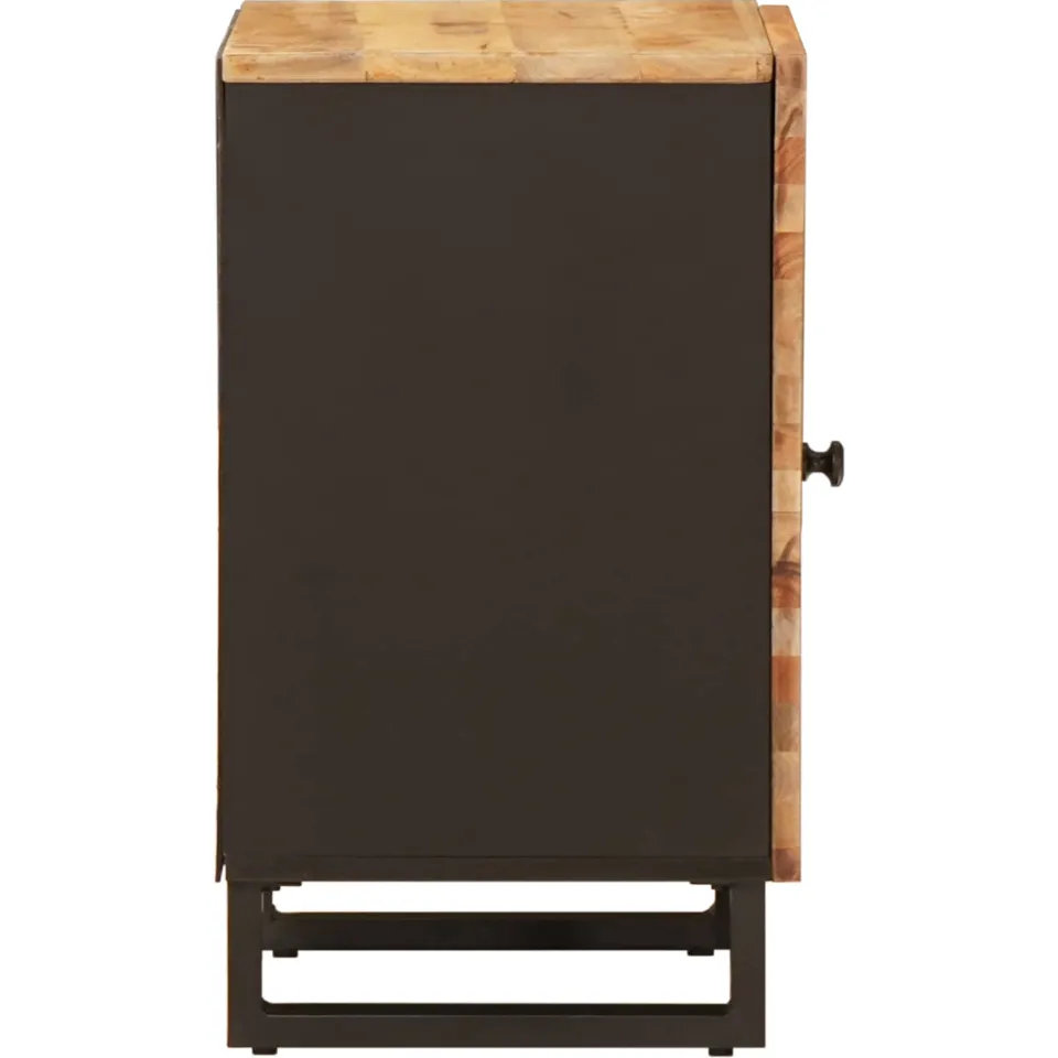 vidaXL Badkamerkast Naturel 38 x 33 x 58 cm Massief Mango Hout, foto 4