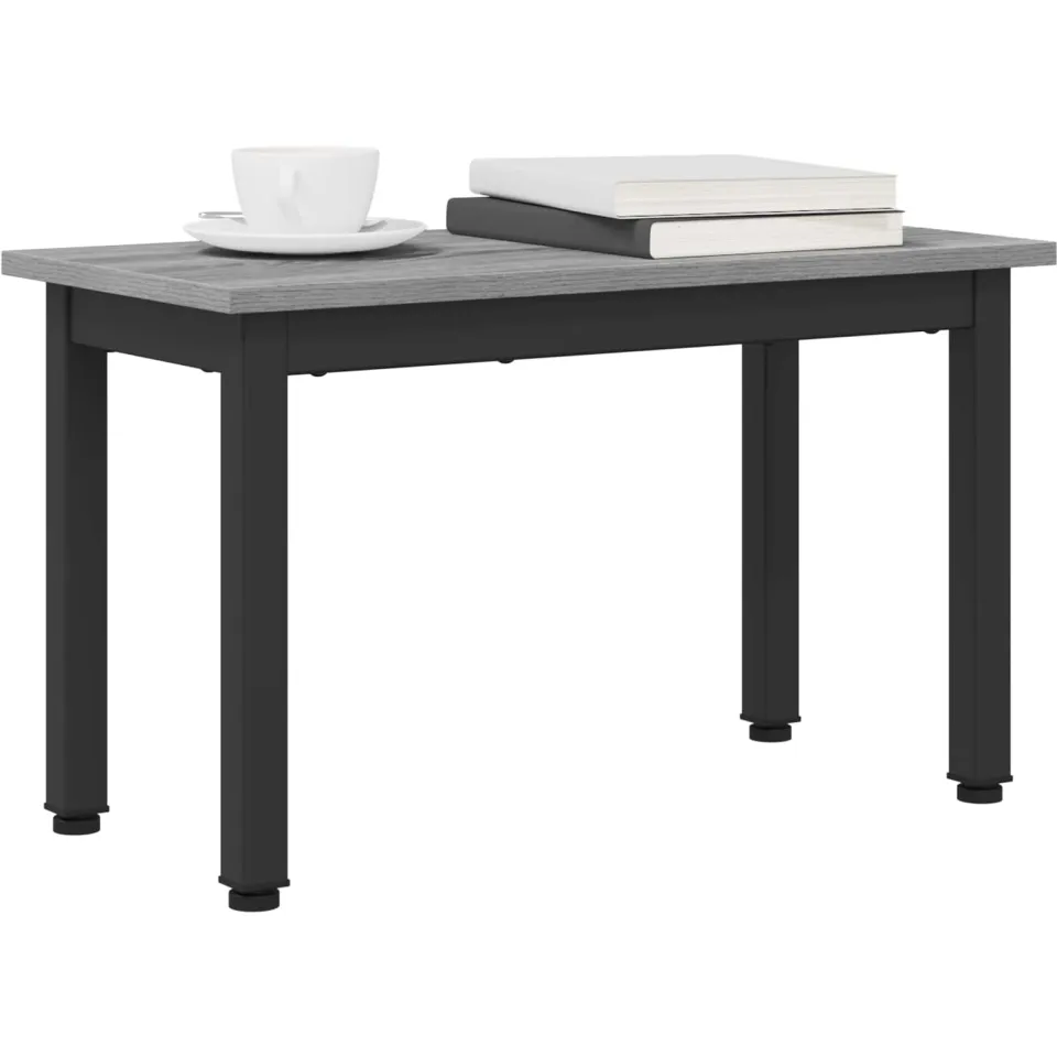 vidaXL Salontafel Grijs Sonoma 60 x 30 x 36 cm Bewerkt hout