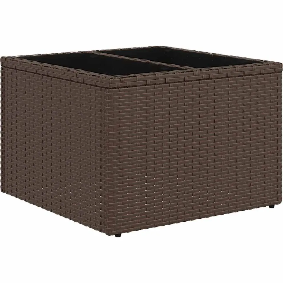 vidaXL 8-delige tuinbankset met kussens, bruin polyrotan, foto 4