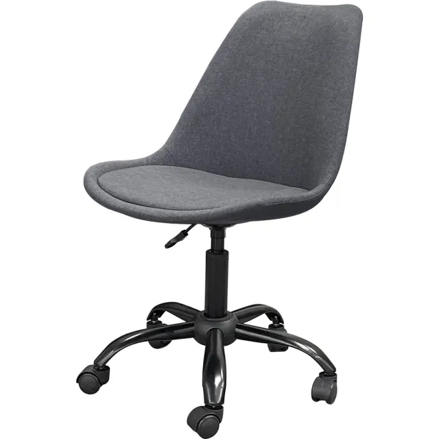 VDD Bureaustoel - Stoel - Bureaustoelen voor volwassenen - Bureau Stoel - Bureaustoel wieltjes - Bureaustoel grijs - Kuipstoel - Kuipstoelen - Kuipstoel grijs