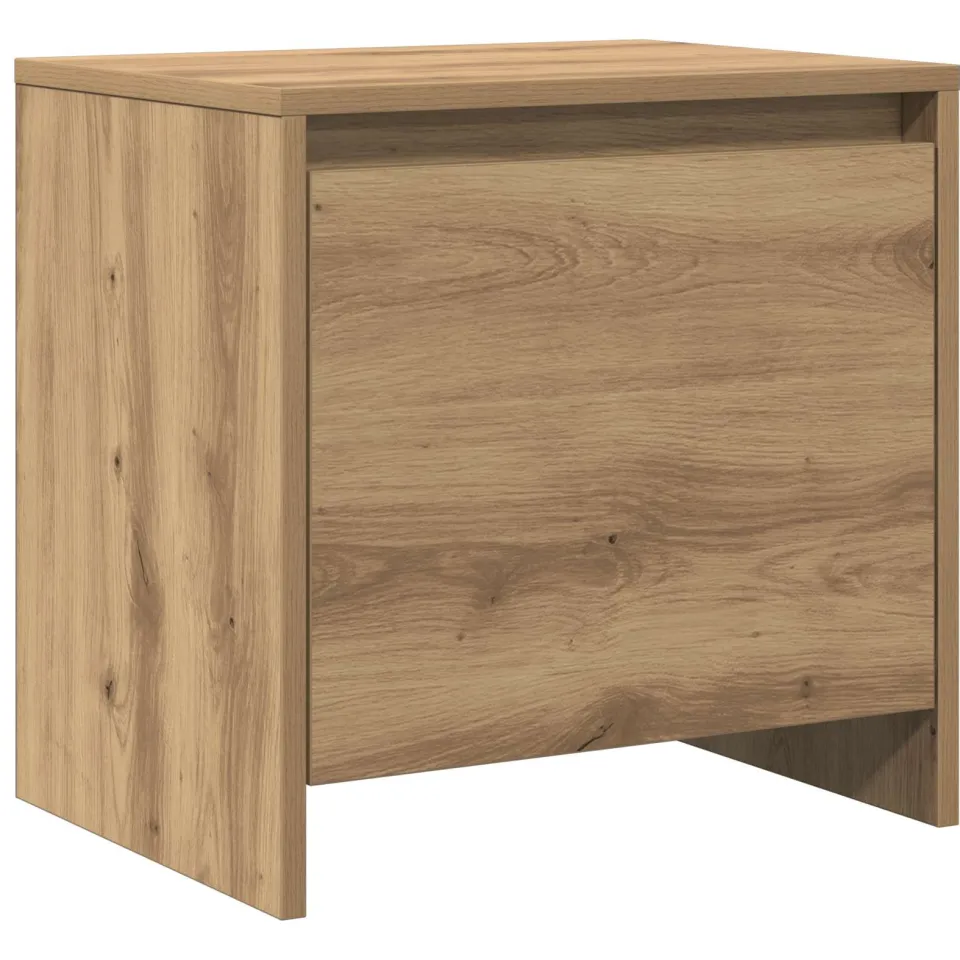 vidaXL Nachtkastje Artisan Eiken 45 x 34 x 44,5 cm Bewerkt hout Bruin