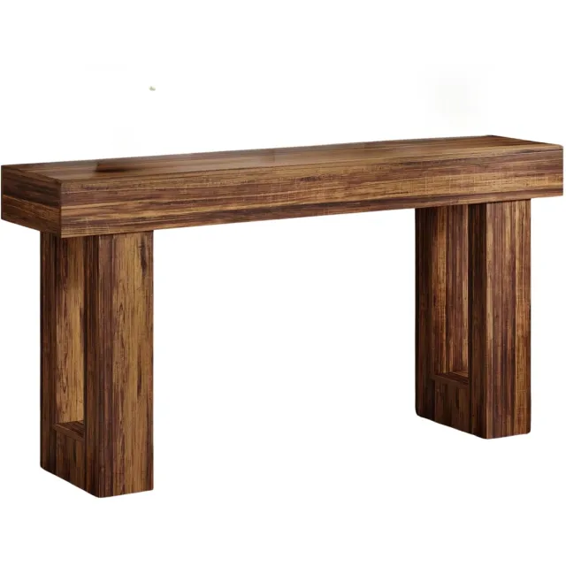 Happiq Moderne consoletafel - 35x160x85 cm - Wandtafel - Haltafel - Bruin