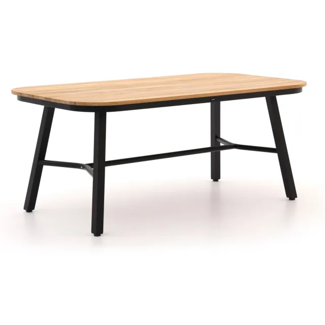 Hartman tuinmeubelen Hartman Tubb dining tuintafel 185x100cm zwart, foto 2