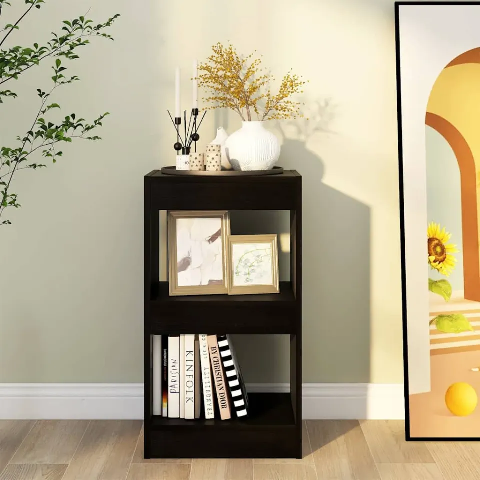 vidaXL Boekenkast/kamerscherm 40x30x72 cm zwart, foto 3