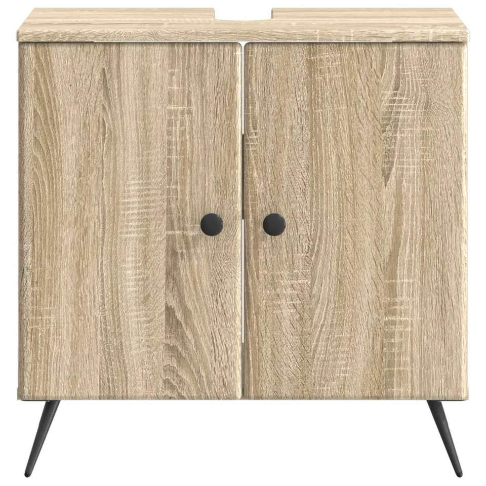vidaXL Badkamer wastafelkast BREDA Sonoma Eiken 59,5 x 31,5 x 59 cm, foto 4