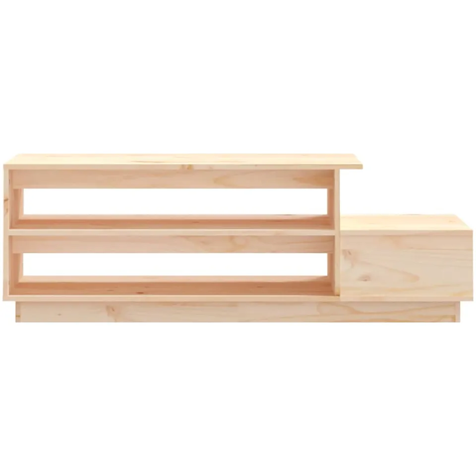 vidaXL Salontafel 120x50x40,5 cm massief grenenhout Bruin