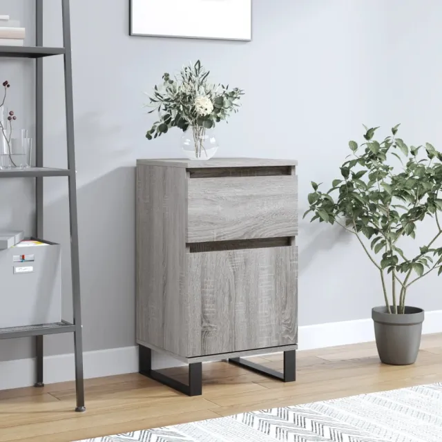 vidaXL Dressoir 40x35x70 cm bewerkt hout sonoma eikenkleurig, foto 2
