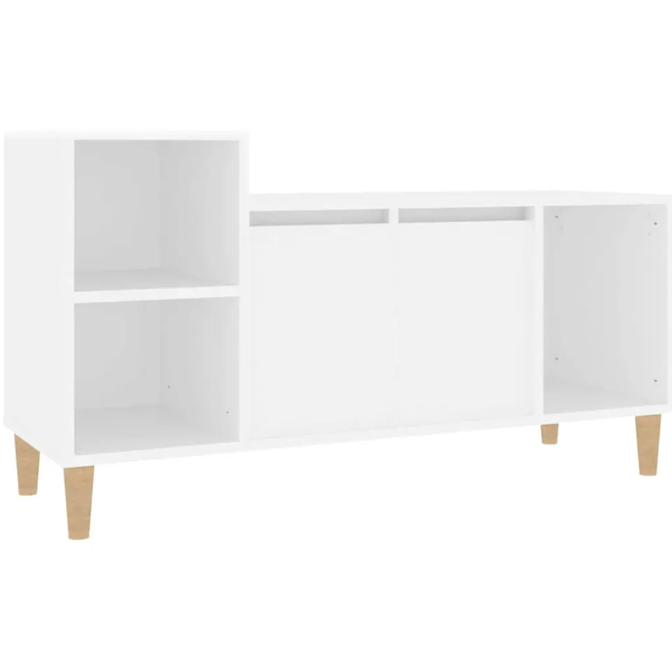 vidaXL Tv-meubel 100x35x55 cm bewerkt hout wit