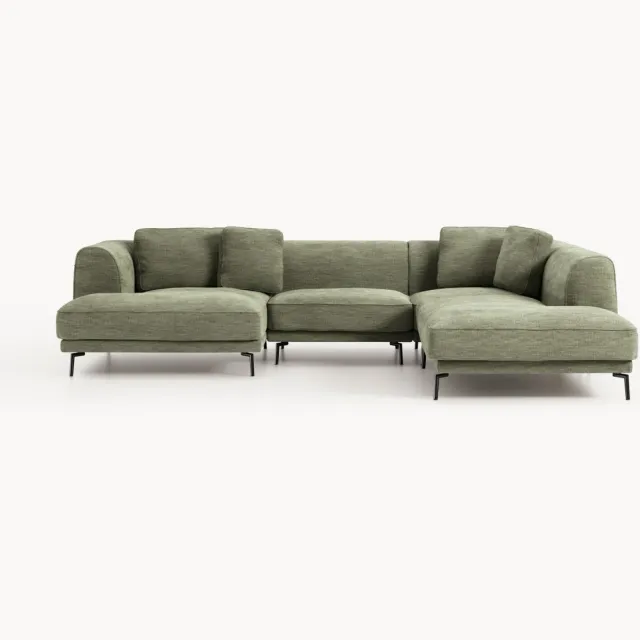 Westwing Collection Bank Allpa (4-zits) Lichtgroen