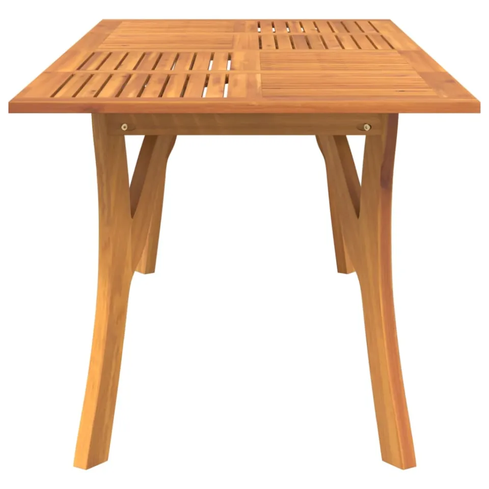 vidaXL Tuintafel 200x90x75 cm massief acaciahout bruin, foto 4
