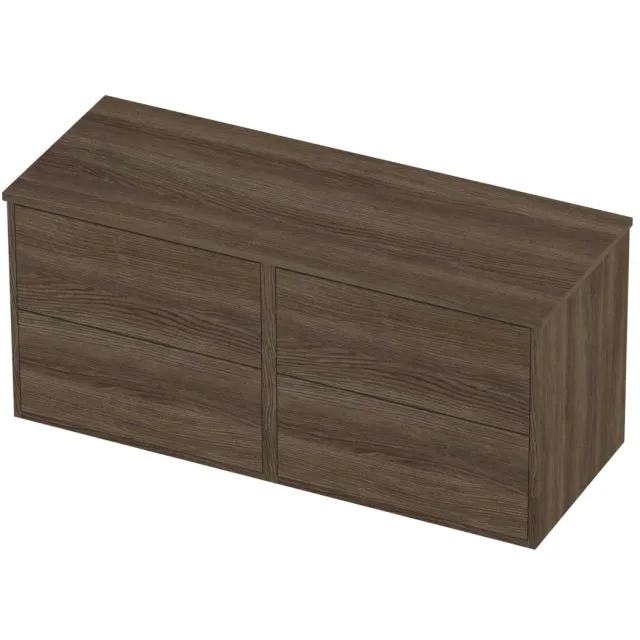 Proline Deck Badmeubelset Voor Grepen Symmetrisch Kader 120x46x54 cm Vital Oak Eiken