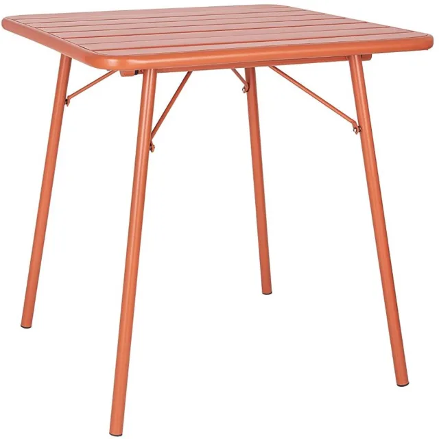 Bolero Terracotta Vierkante Stalen Lattentafel - 700 Mm Bruin