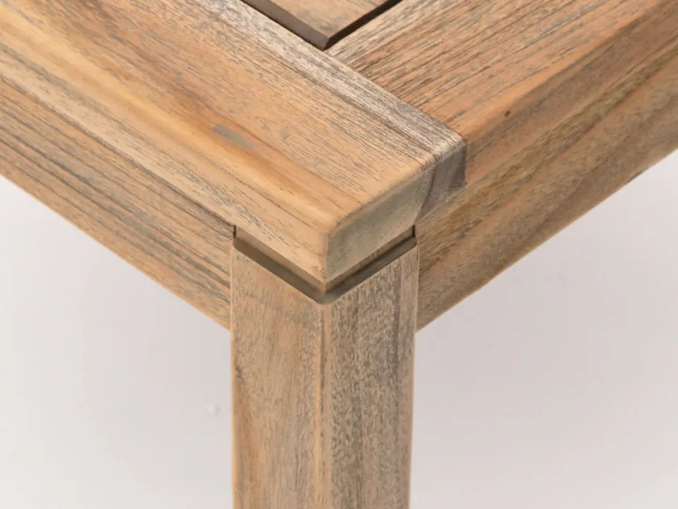 ROUGH Furniture ROUGH-S bijzet tuintafel 60x60x38cm bruin, foto 4