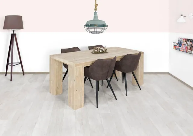 NordXL Steigerhouten tafel Columbus
