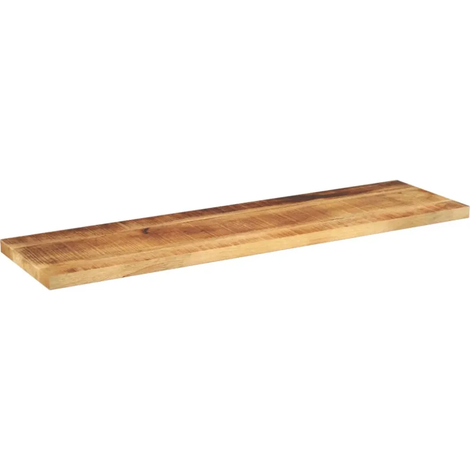 vidaXL Tafelblad rechthoekig 120x20x2,5 cm massief ruw mangohout bruin, foto 2