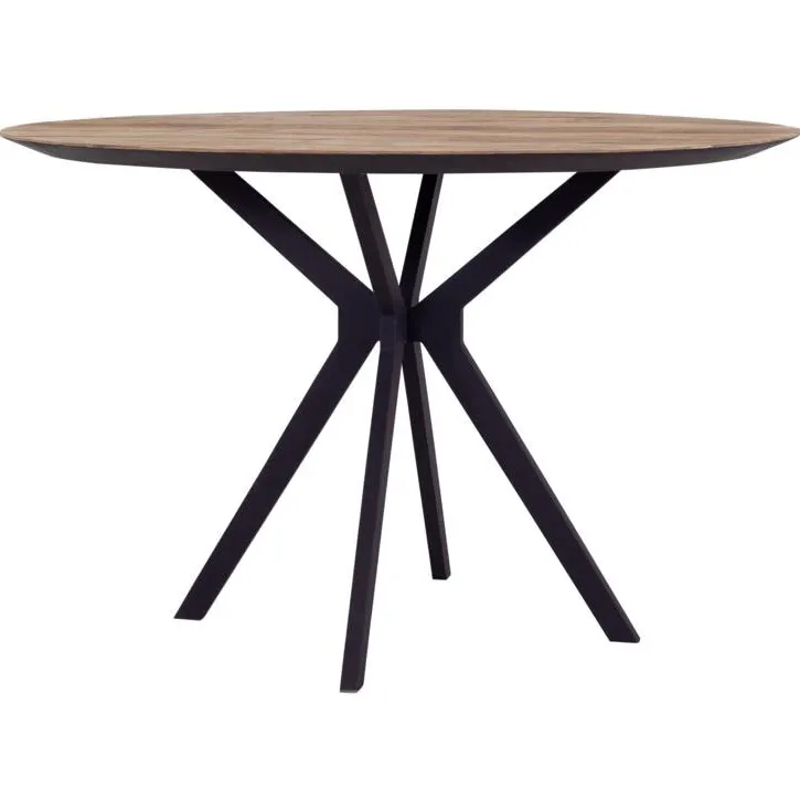 DTP Home Ronde Bartafel 'Metropole' Teakhout, 140cm naturel, foto 3