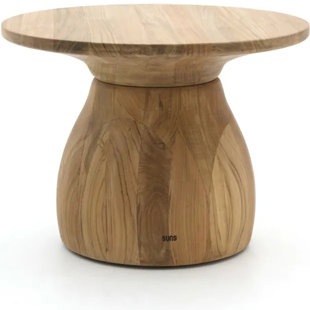 Suns Farzi lounge tuintafel ø 55cm (h: 41,5cm) bruin, foto 4